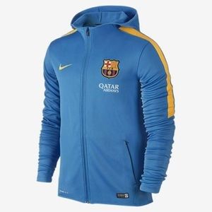 FC Barcelona Nike 2015/16 Graphic Knit Full Zip Hoody - Men’s size Medium